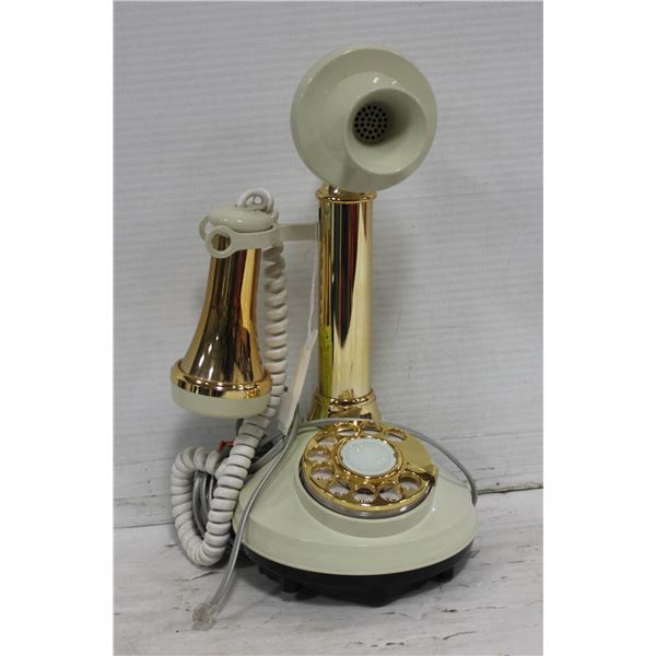 CANDLE STICK PHONE (WHITE)