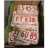 Image 1 : FLAT OF OLD LICENSE PLATES