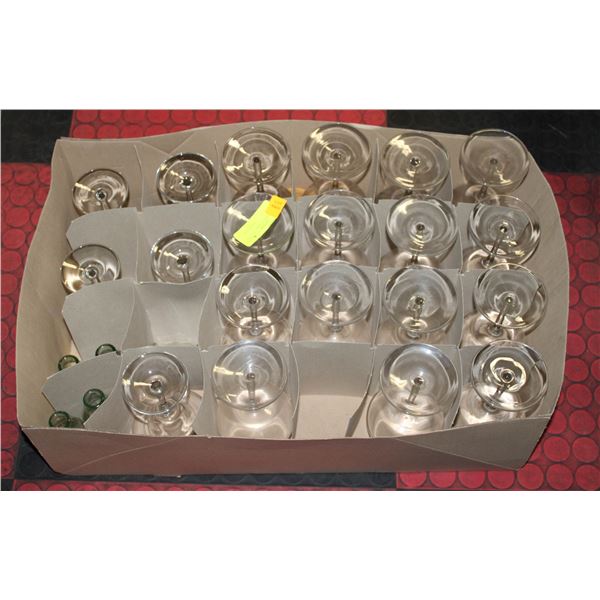 20 GLASS WINE GLASSES