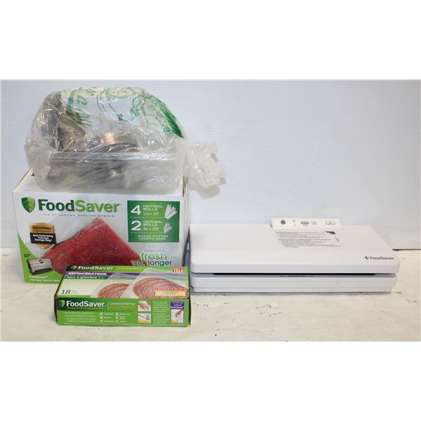 FOOD SAVER SOLD WITH BAGS