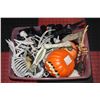 Image 1 : LARGE BIN OF HALLOWEEN DECORATIONS