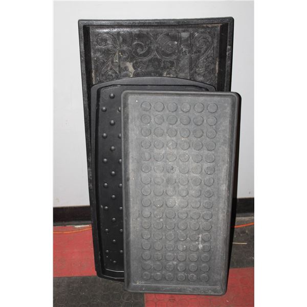 LOT OF 3 BOOT TRAYS