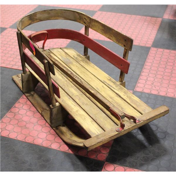 VINTAGE WOOD SLED