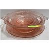 Image 1 : ESTATE PINK DEPRESSION GLASS ALL TOGETHER-ESTATE