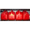 Image 1 : 4 GASOLINE JERRY CANS