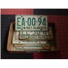 LOT OF WHITE & GREEN ALBERTA LICENCE PLATES