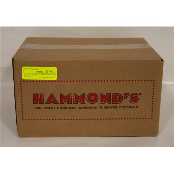 CASE (12 BAGS IN CASE) HAMMONDS PEANUT