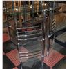 Image 1 : GLASS AND METAL BAR TABLE 47" X 24" X 42"