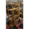 Image 1 : 2 WOOD SHELF UNITS