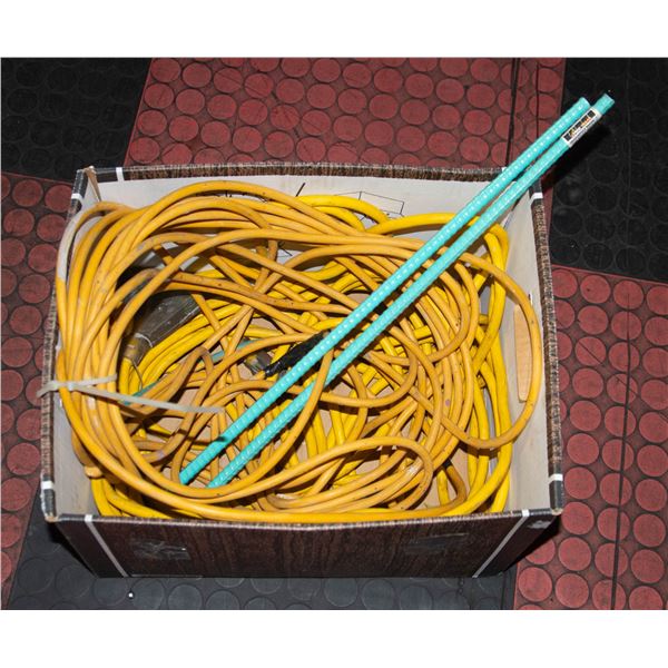 FLAT WITH 2 EXTENTION CORDS I HEAVY DUTY