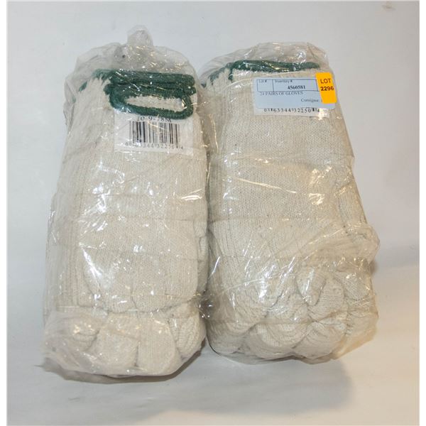 24 PAIRS OF GLOVES