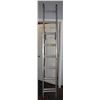 Image 1 : 8' ALUMINUM EXTENSION LADDER- EXTENDS TO 16'