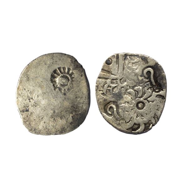 Archaic Coinage, Punch Marked, Kashi Janapada under Kosala Janapada (c. 525-465 BC), Silver Vimshati
