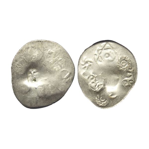 Archaic Coinage, Punch Marked, Magadha Mahajanaapada (c. 600-400 BC), Silver Karshapana