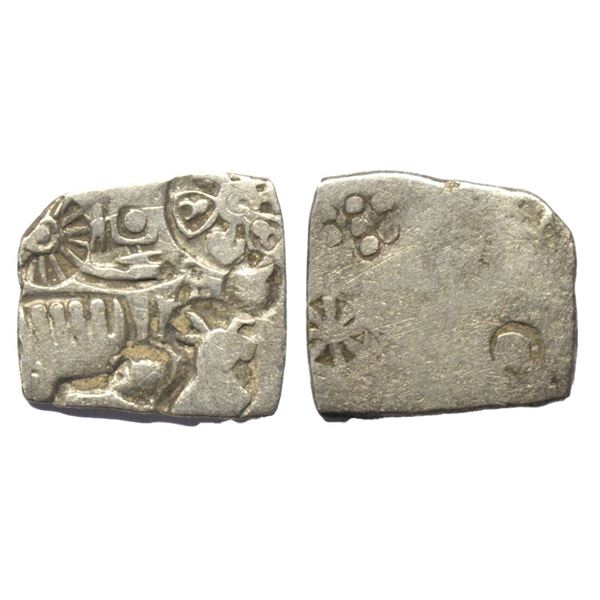 Archaic Coinage, Punch Marked, Imperial Magadha (c. 400 BC), Silver Karshapana