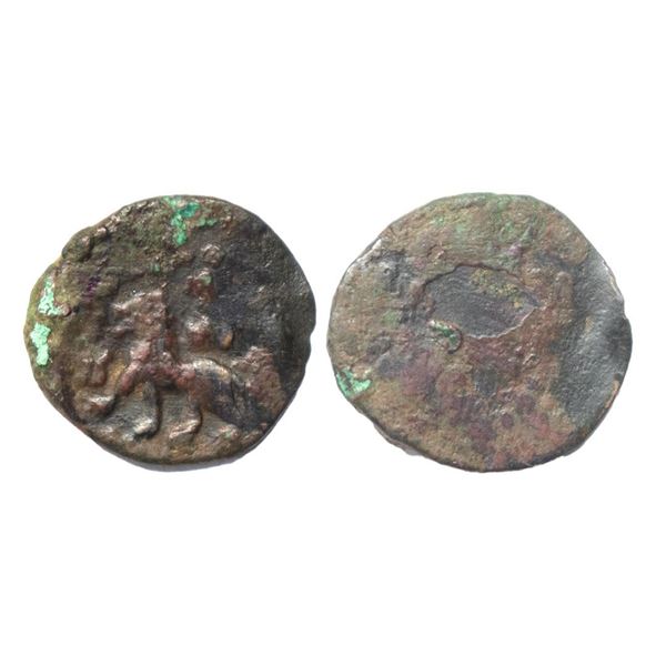 Ancient, Taxila (2nd-1st Century BC), Copper Unit, 2.10gms