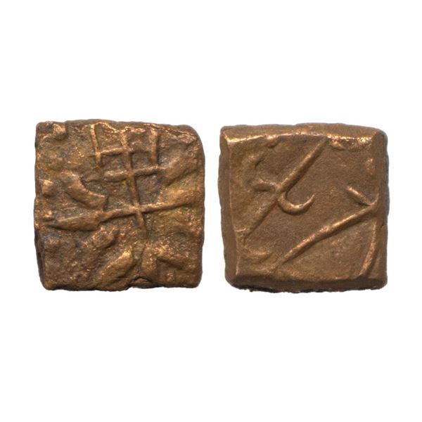 Ancient, Pre Satavahana, Vidarbha, (2nd-1st Century BC), Copper Unit, 1.90 gms