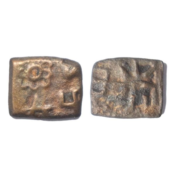 Pre-Satavahana, Vidarbha Region, Uninscribed type, Copper Unit, 1.29Grms