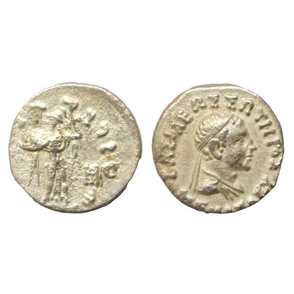 Ancient, Indo-Greeks, Menander I (c. 160-145 BC), Silver Drachm, 2.22 gms