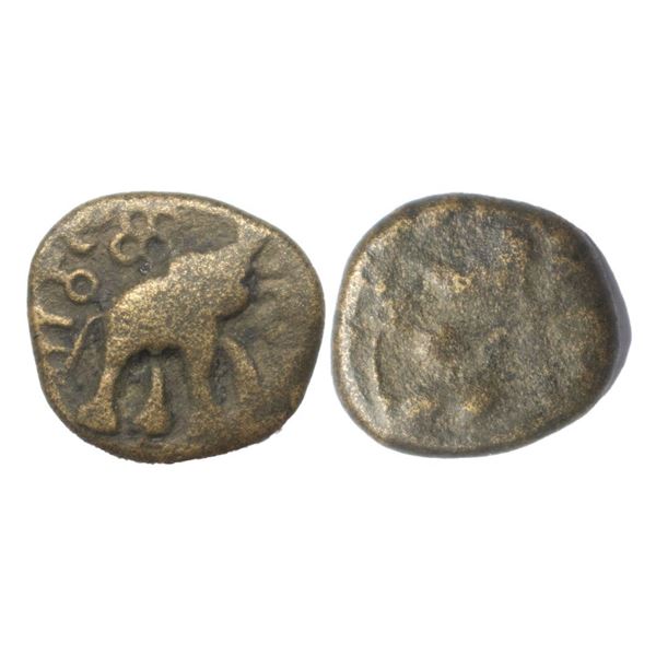 Satavahanas, Vasathiputra Pulamavi, Nevasa-Paithan Region, Copper, 10.48Grms