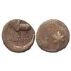 Image 1 : Ancient Saketa region - monarchical die-struck coinage of Ayodhya area, copper coin of Ayumitra (c.2