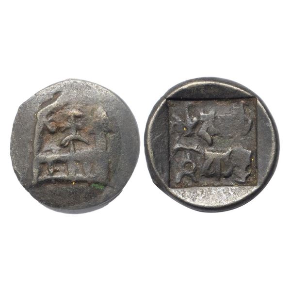 Panchala of Ahichhatra Dynasty, Dhruvamitra (c. 200 AD), Copper Alloyed, 4.55 Grms
