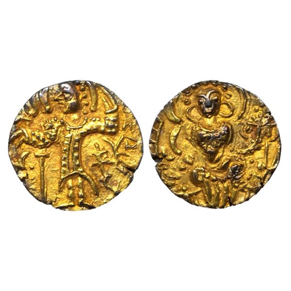 Kidarite Huns, Kidara (c. 365-390 AD), Base Gold Dinar, 7.65Grms