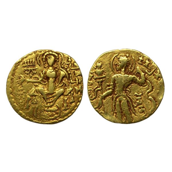 Gupta Dynasty, Chandragupta I (319-335), Gold Dinar,