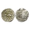 Image 1 : Guptas, Kumaragupta I (c. 414-455 AD), Silver Drachma, Retrograde Coin, Garuda type, 2.19Grms