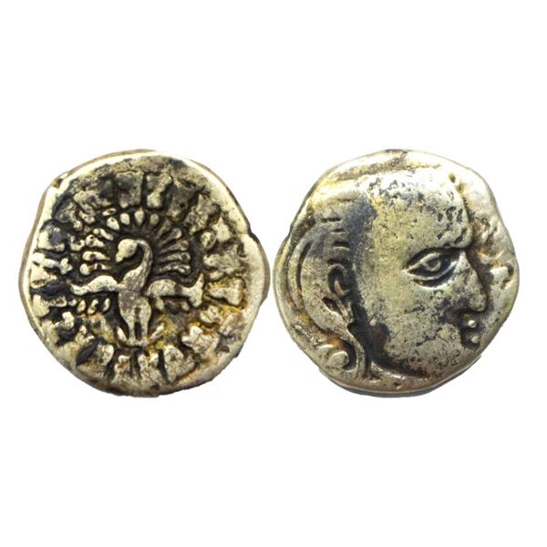 Guptas, Skandagupta (c. 455-480 AD), Madhyadehsa type, Silver Drachma, 1.65Grms