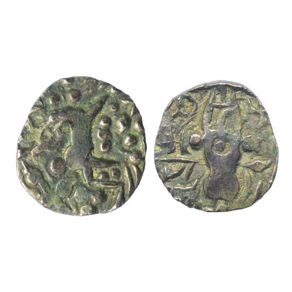 Ancient India, Kidaras of Kashmir, Pratapaditya II (5 Century AD), De-Base Gold Dinar, 7.63gm