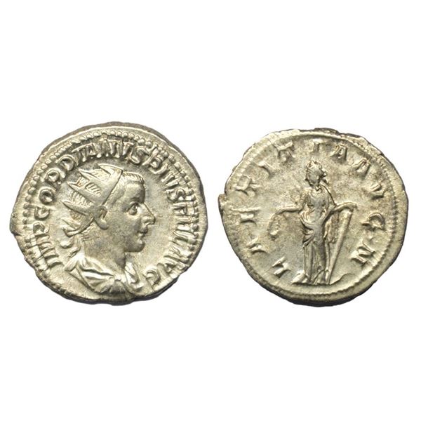 Roman Empire, Gordianus III (225-244 AD), silver denarius, Rome mint, 4.15g