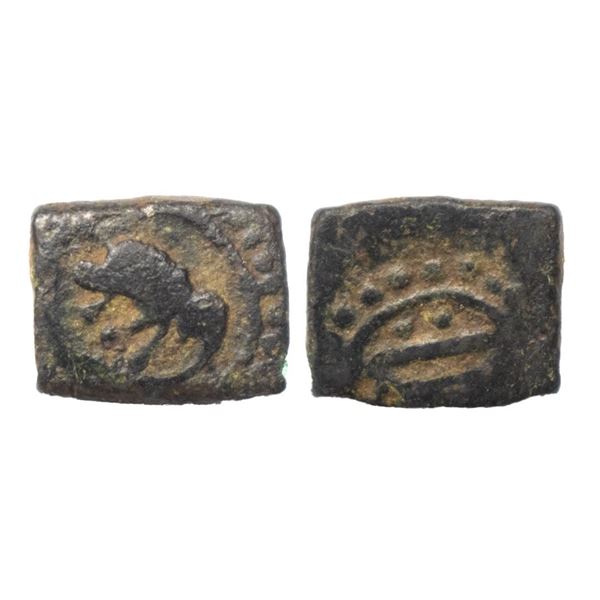 Chudasama dynasty, (10th–12th Century AD), Anonymous and Unattributed, Copper Unit, 1.98 gm