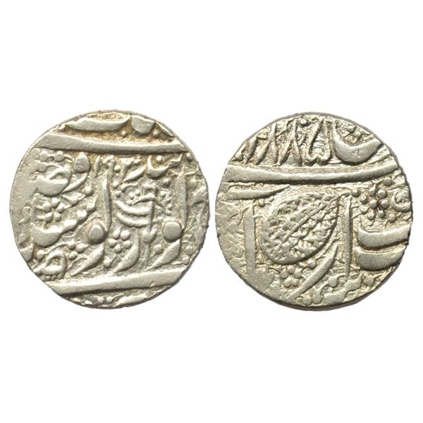 Independent Kingdoms, Sikh Empire, Duleep Singh (VS 1900-06; 1843-49), Nanakshahi Couplet, Silver Ru