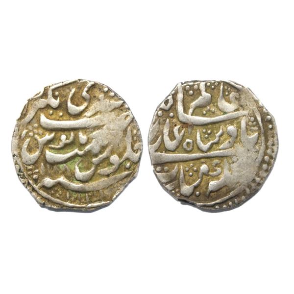 Garhwal (Tehri), Lallat Shah (VS 1829-1838/1772-1781 AD), Silver Timasha, 2.38Grms