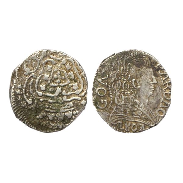 Portuguese India, Goa, D. Maria I (1777-1799 AD), Silver ½ Pardao, 1804