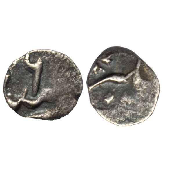 Bengal Presidency, Murshidabad Mint, Silver 1/16 Rupee, 0.65Grms