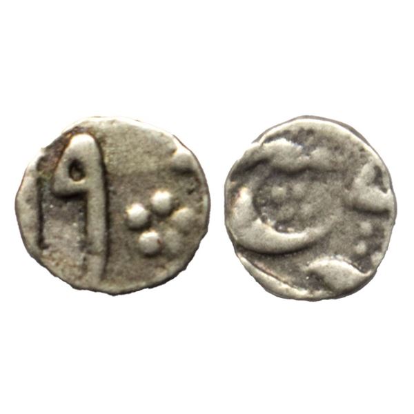 East India Company, Bengal Presidency, INO Shah Alam II (AH 1174-1221, 1759-1806 AD), Silver 1/16 Ru