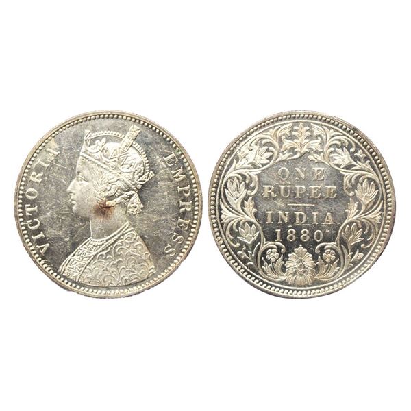 British India, Victoria Empress (1862-1901 AD), Silver Rupee