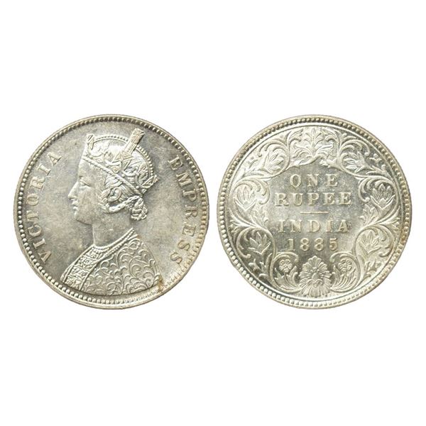 British India, Victoria Empress (1862-1901 AD), Silver Rupee