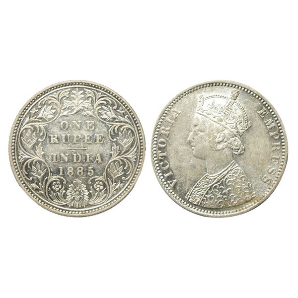 British India, Victoria Empress (1862-1901 AD), Silver Rupee