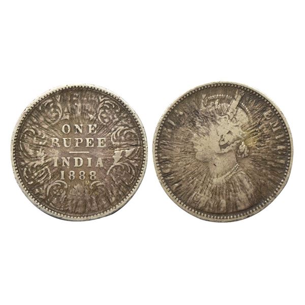 British India, Victoria Queen, Silver Rupee, 11.01 gms