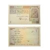 Image 1 : George V, 5 rupees, 1st issue, ND (1925), signed by H. Denning, serial no.: K13 968772