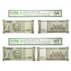 Image 3 : 500 Rupees, misprint, New Gandhi series, 2022, Set of 10, signed by Shashikanta Das, inset 'U'