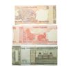 Image 2 : Group of 3 Notes, 10  Rupees, 20 Rupees, 500 Rupees, Vertical Misaligned cutting error