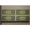 Image 2 : 4-CRISP  EF/UNC US $1 SILVER CERTIFICATES: 1957,