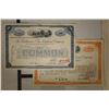 Image 4 : 5 VINTAGE STOCK CERTIFICATES BALTIMORE AND OHIO