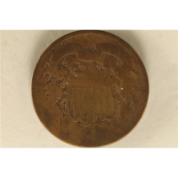 1866 US TWO CENT PIECE