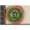 Image 2 : $5 CASINO CHIP "SILVER LEGACY RESORT CASINO"