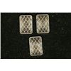 Image 2 : 3-1 GRAMS .999 SILVER BARS: 3 DIFFERENT CROSSES